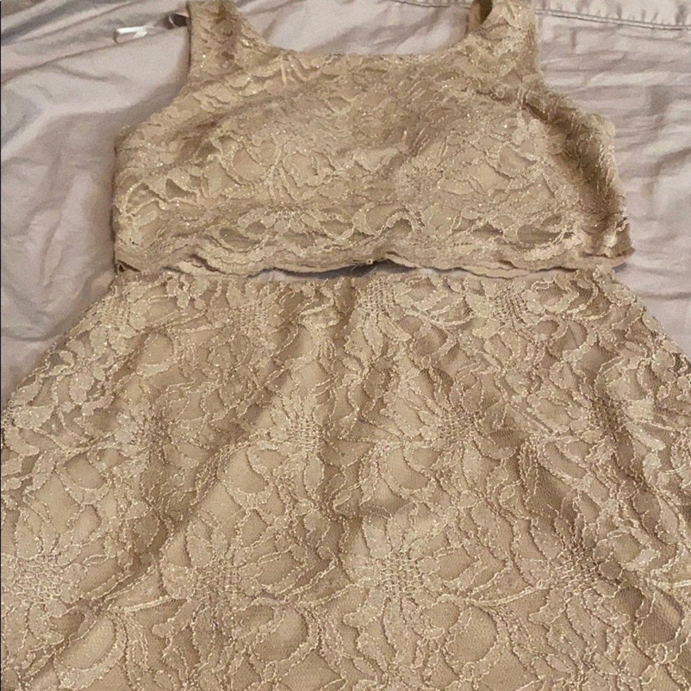 Tan dress